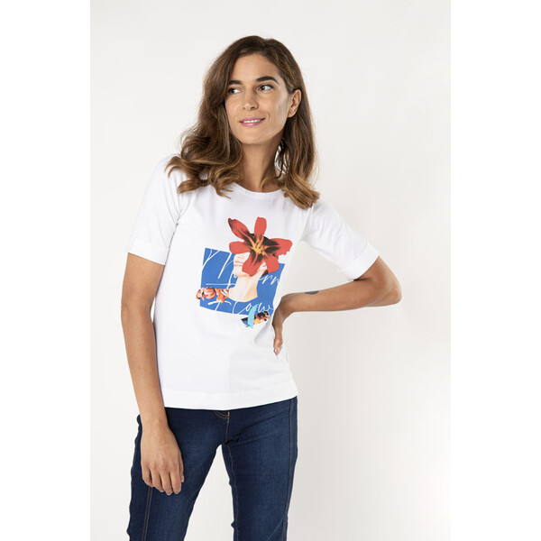 Quiosque T-shirt z wizerunkiem kobiety 1OM012151