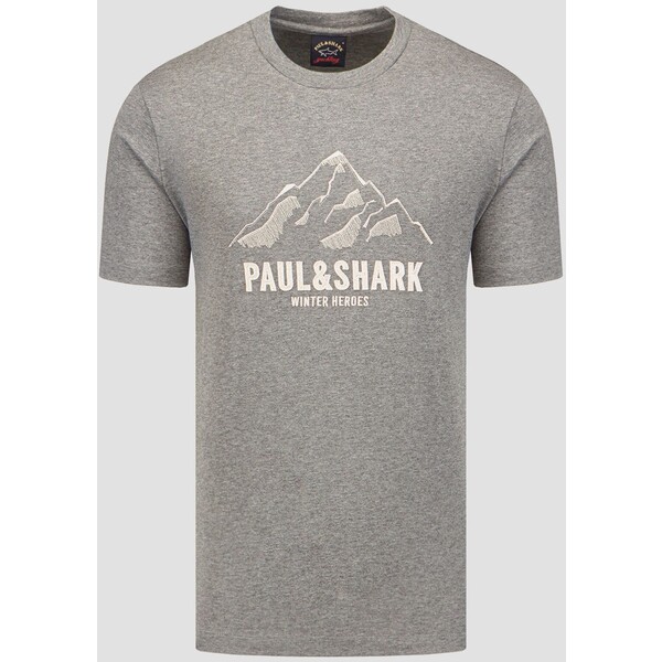 Paul and Shark T-shirt męski Paul&amp;Shark Szary 13311653-691 13311653-691