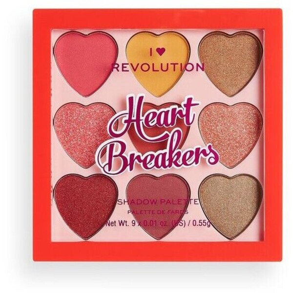 Make Up Revolution Heart Breakers Paleta cieni do powiek COURAGE