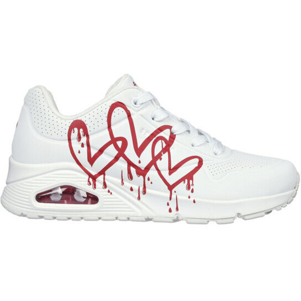 Skechers Sneakersy x JGoldcrown: Uno — Dripping In Love Biały