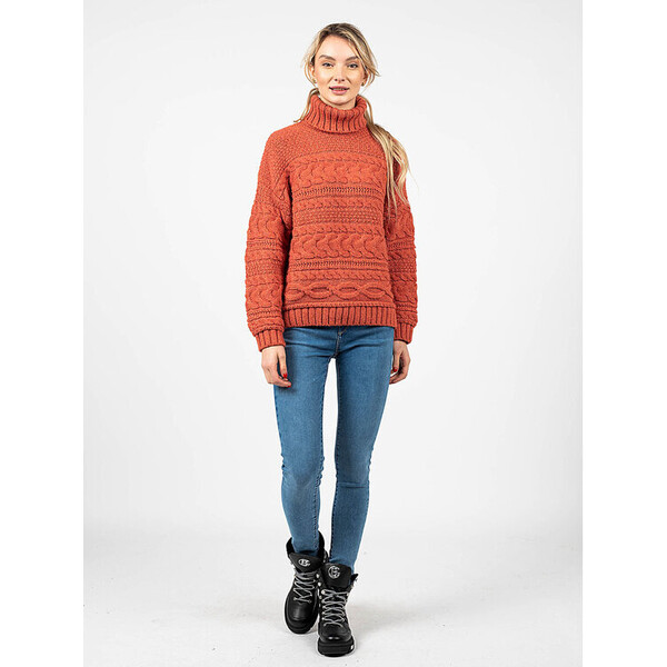 Pepe Jeans Sweter PL701892 | Berkley Czerwony Loose Fit