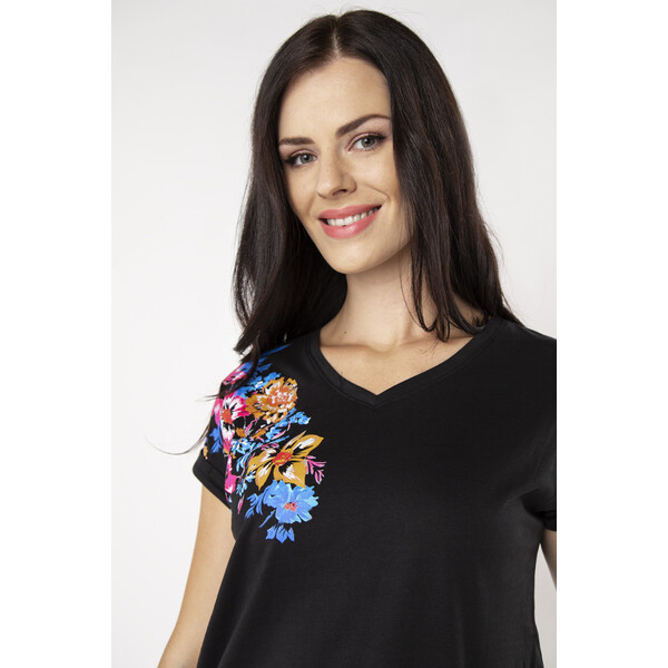 Quiosque T-shirt ze wzorem kwiatów 1OM009219