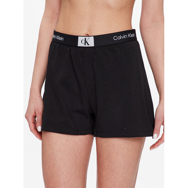 Calvin Klein Underwear Szorty piżamowe 000QS6947E Czarny Regular Fit