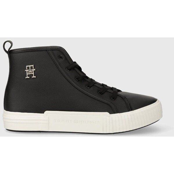 Tommy Hilfiger sneakersy skórzane VULC TH LEATHER SNEAKER HI FW0FW07550