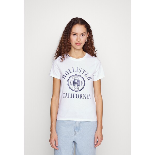 Hollister Co. T-shirt z nadrukiem H0421D0HG-A11