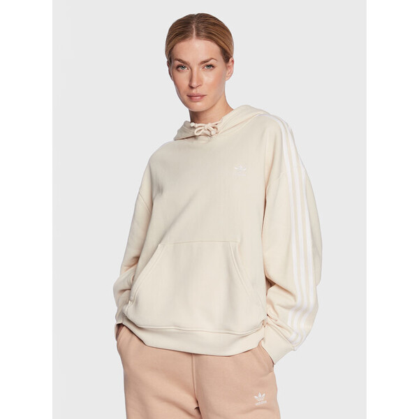 adidas Bluza Adicolor Classics Oversized Hoodie IB7453 Beżowy Relaxed Fit