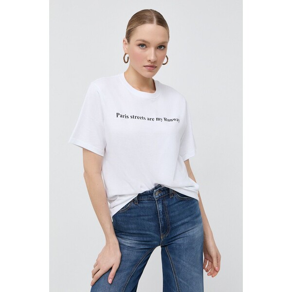 Victoria Beckham t-shirt bawełniany 1423JTS005010A