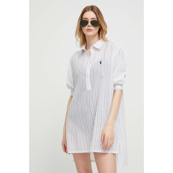 Polo Ralph Lauren koszula piżamowa bawełniana 21260374