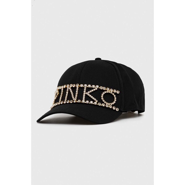 Pinko czapka z daszkiem bawełniana 101912.A16Y