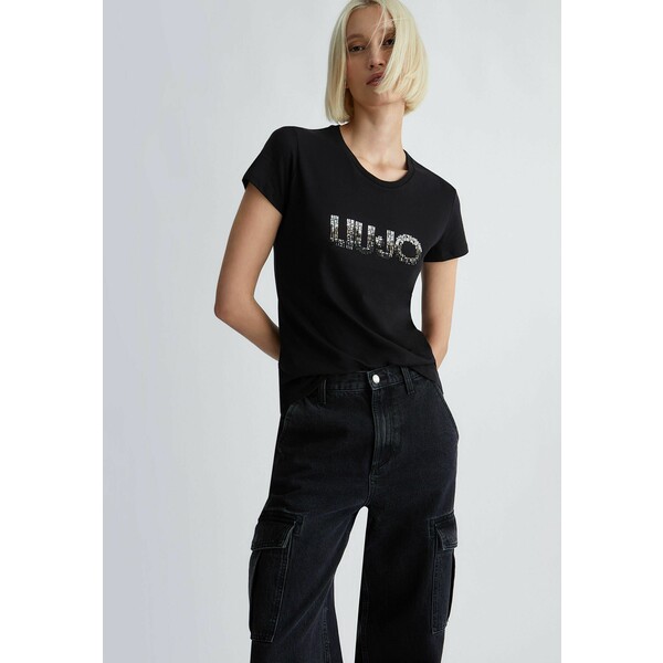 Liu Jo Jeans T-shirt z nadrukiem L2521D0DV-Q11