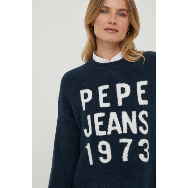 Pepe Jeans sweter z domieszką wełny ELARA PL702052.594