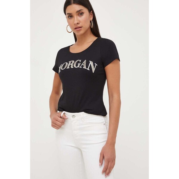 Morgan t-shirt DZANZI.NOIR