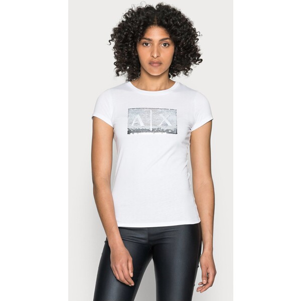 Armani Exchange T-shirt z nadrukiem ARC21D01M-A11