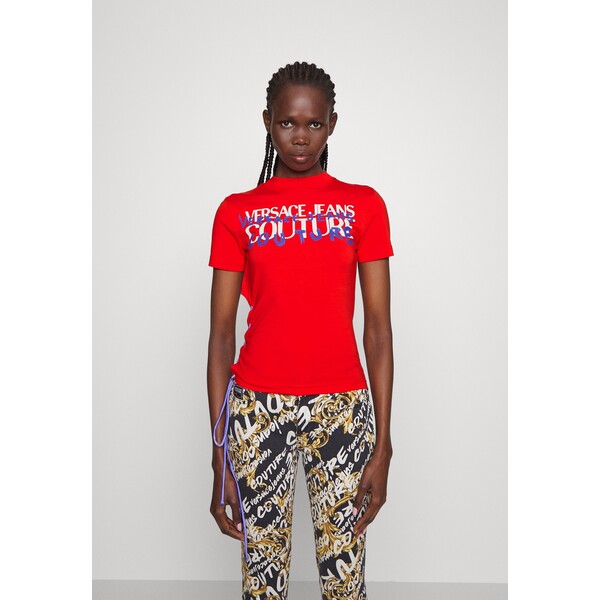Versace Jeans Couture T-shirt z nadrukiem VEI21D098-G11
