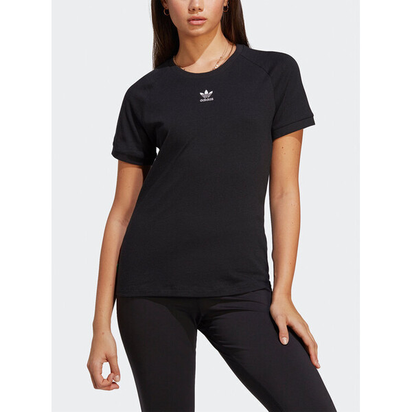 adidas T-Shirt Essentials+ Made with Hemp T-Shirt HA4395 Czarny Slim Fit