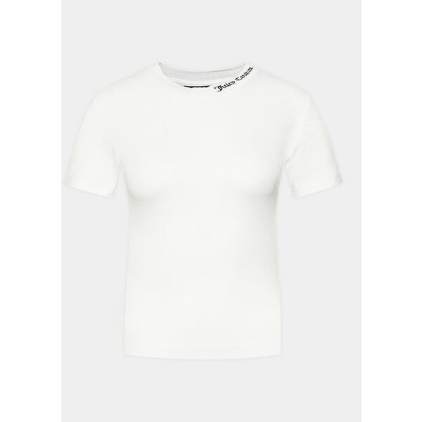 Juicy Couture T-Shirt JCCCT123802 Biały Slim Fit
