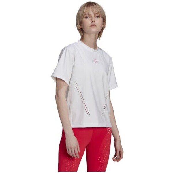 adidas T-Shirt aSMC TruePurpose Loose Tee Biały Regular Fit