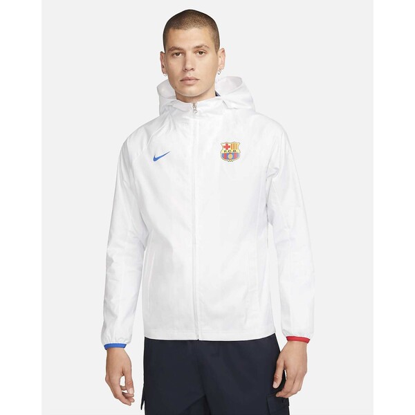 Nike Męska kurtka piłkarska FC Barcelona AWF FJ1539-100