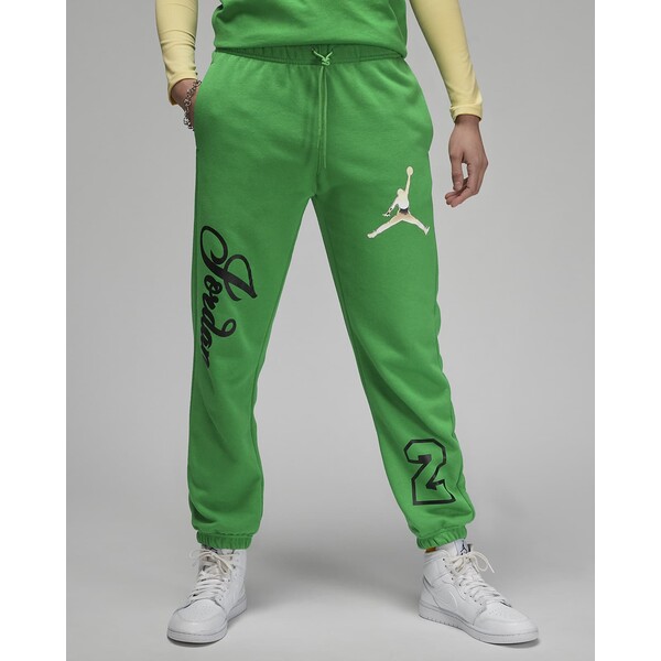 Nike Damskie spodnie dresowe z grafiką Jordan Brooklyn Fleece