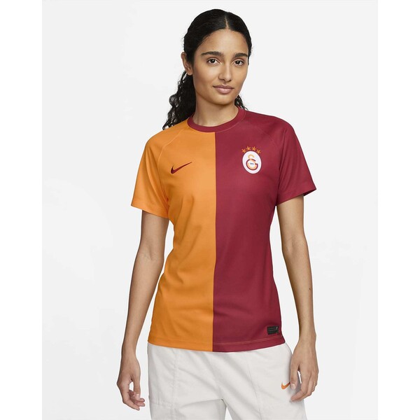 Damska koszulka piłkarska z krótkim rękawem Nike Dri-FIT Galatasaray 2023/24 (wersja domowa)