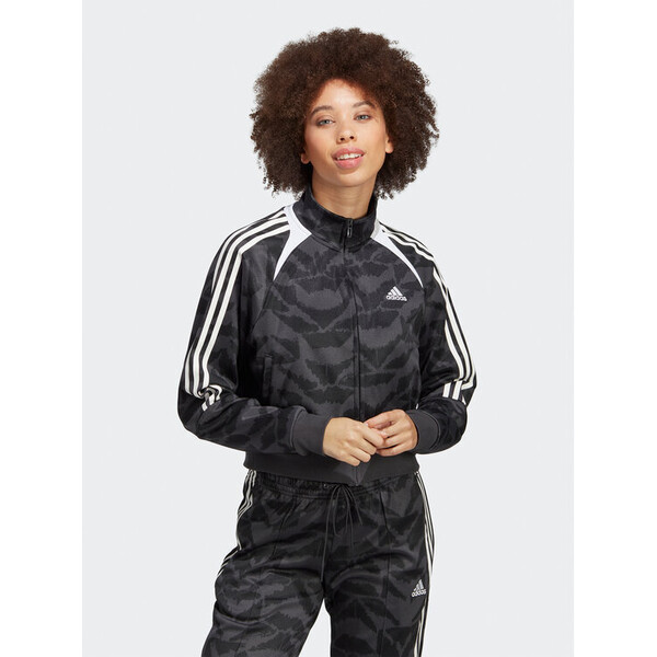 adidas Bluza Tiro Suit Up Lifestyle Track Top IC6649 Szary Loose Fit