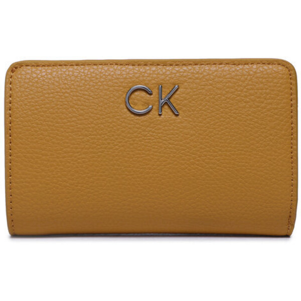 Calvin Klein Duży Portfel Damski Re-Lock Bifold Wallet Pbl K60K610244 Żółty