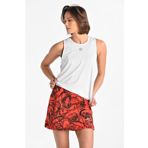 Nessi Sportswear Spódnica do biegania SRGU Czerwony Regular Fit