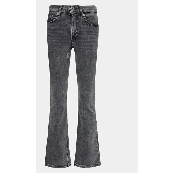 Gina Tricot Jeansy 20489 Szary Bootcut Fit