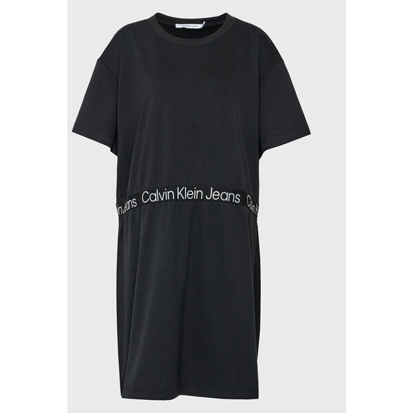 Calvin Klein Jeans Plus Sukienka codzienna J20J220836 Czarny Regular Fit