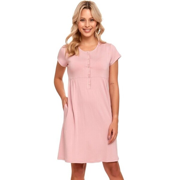 Doctor Nap Koszulka piżamowa TW.9941 Różowy Regular Fit