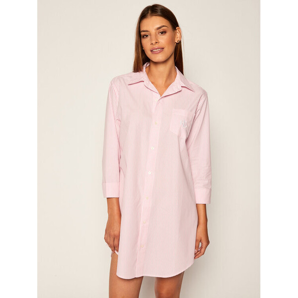 Lauren Ralph Lauren Koszula nocna I815197 Różowy Regular Fit