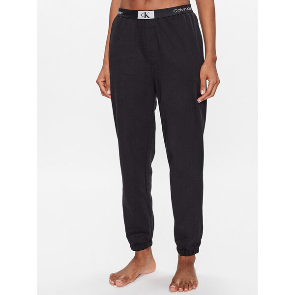 Calvin Klein Underwear Spodnie piżamowe 000QS6943E Czarny Relaxed Fit
