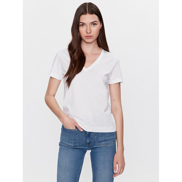 Gant T-Shirt 4200440 Biały Regular Fit