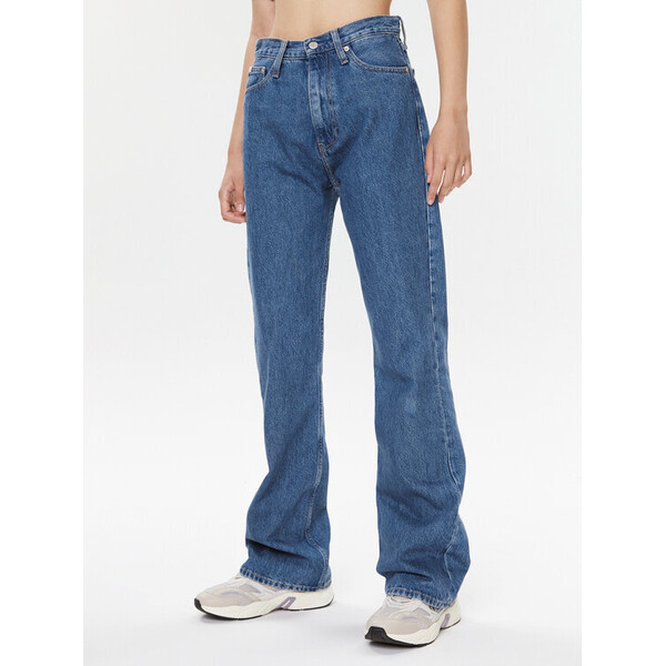 Calvin Klein Jeans Jeansy Authentic J20J221803 Niebieski Bootcut Fit
