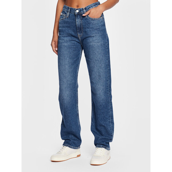 Calvin Klein Jeans Jeansy J20J220206 Niebieski Regular Fit