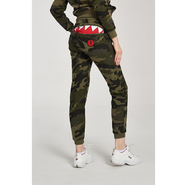 Zombie Dash Spodnie dresowe Hungry One Camo Military Khaki Regular Fit