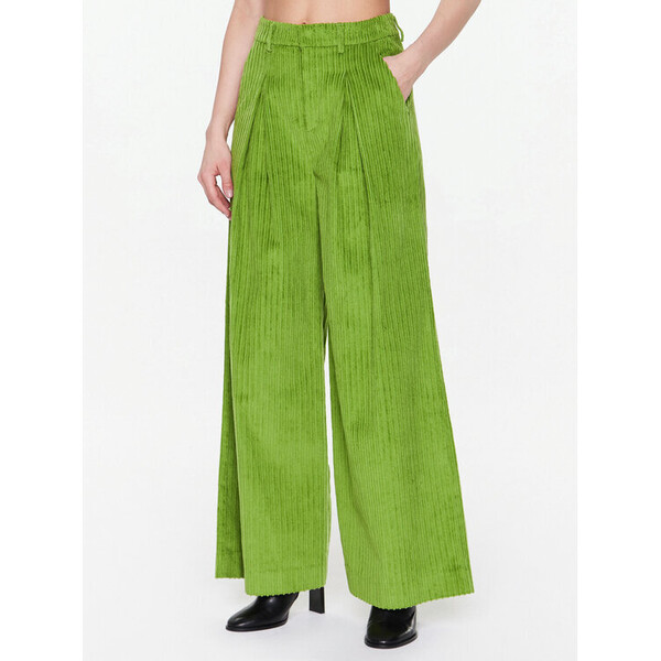 Gestuz Spodnie materiałowe Megan 10906751 Zielony Relaxed Fit