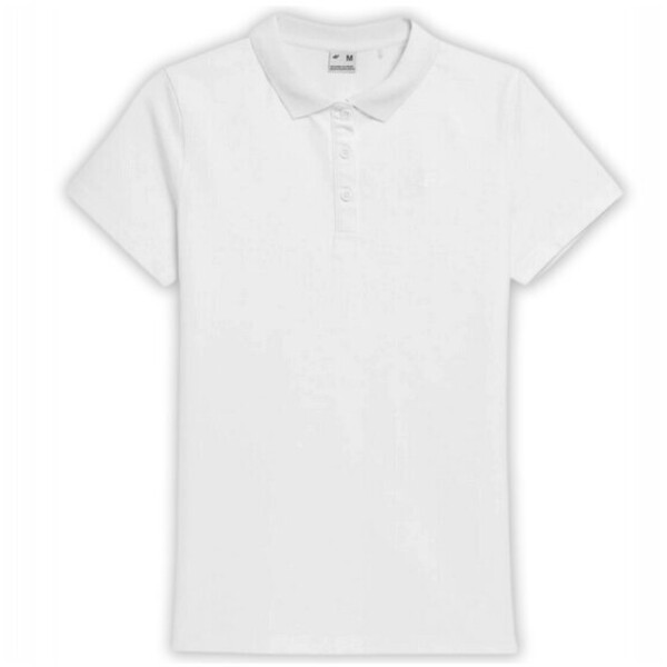 4F T-Shirt TTSHF586 Biały Comfortable Fit