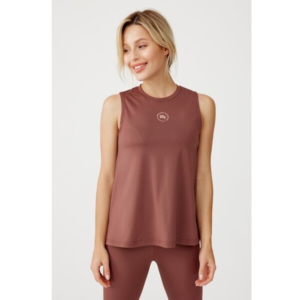 ROUGH RADICAL Top CLASSIC TOP Brązowy Relaxed Fit