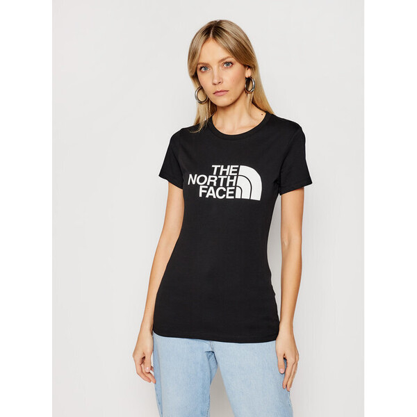 The North Face T-Shirt Easy NF0A4T1Q Czarny Regular Fit