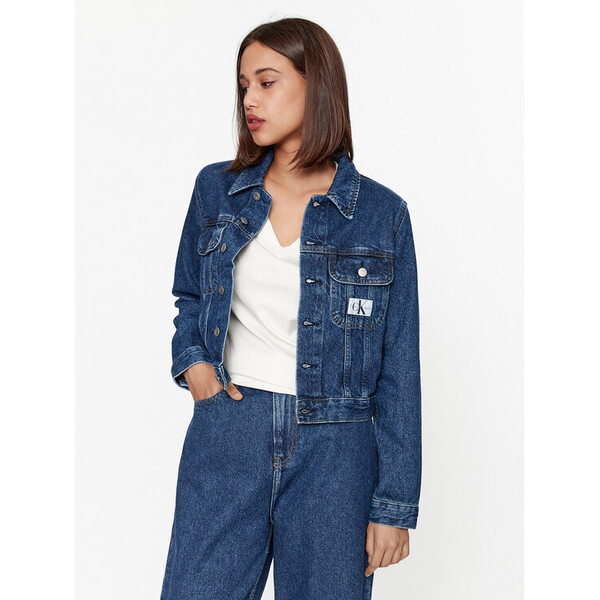 Calvin Klein Jeans Kurtka jeansowa 90's J20J221816 Niebieski Regular Fit