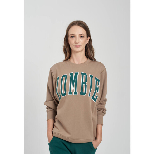 Zombie Dash Bluza Sweatshirt Paloma Brown Brązowy Regular Fit