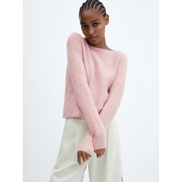 Mango Sweter Rosa 57005815 Różowy Regular Fit