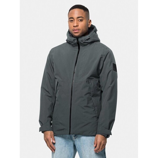 Jack Wolfskin Kurtka zimowa Tempelhof Jkt 1115491 Zielony Regular Fit