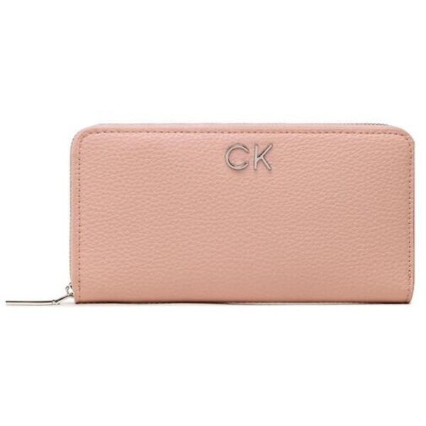 Calvin Klein Duży Portfel Damski Re-Lock Z/A Wallet Lg Pbl K60K610242 Różowy