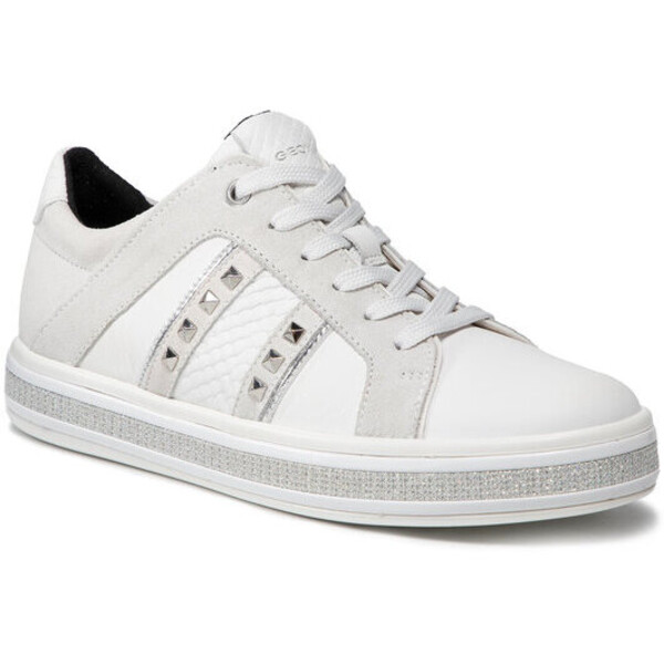 Geox Sneakersy D Leelu' C D16FFC 08522 C1352 Biały