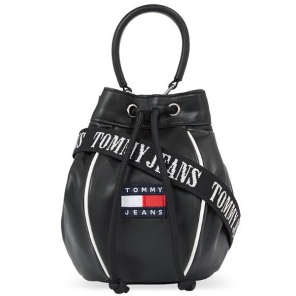 Tommy Jeans Torebka Tjw Heritage Bucket Bag AW0AW15437 Czarny