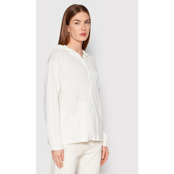 United Colors Of Benetton Kardigan 1294D5005 Biały Relaxed Fit