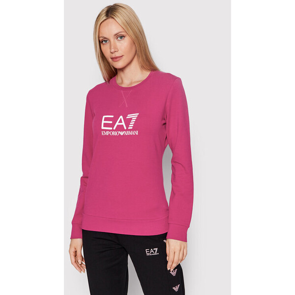 EA7 Emporio Armani Bluza 8NTM35 TJCQZ 1443 Różowy Regular Fit