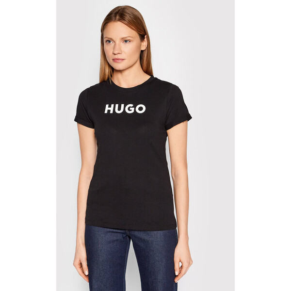 Hugo T-Shirt 50473813 Czarny Slim Fit